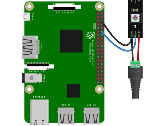 Wiring diagram made by Kattni Rembor